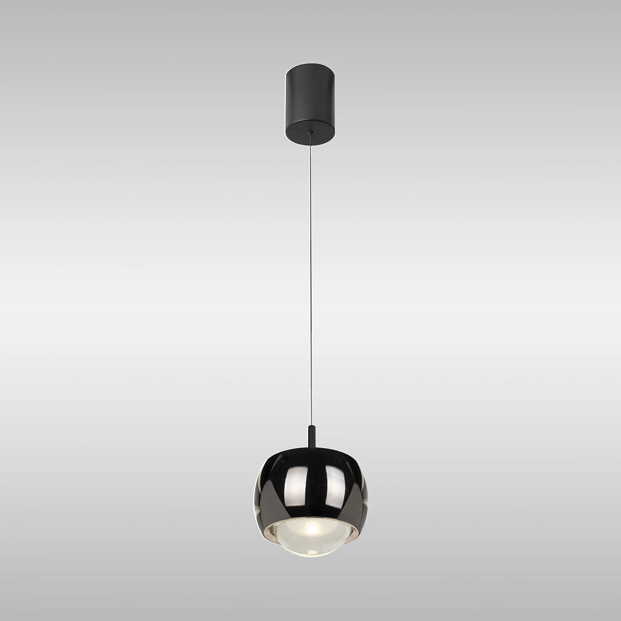 Roller Rise And Fall Pendant 12W LED Chrome M8407  Mantra Roller